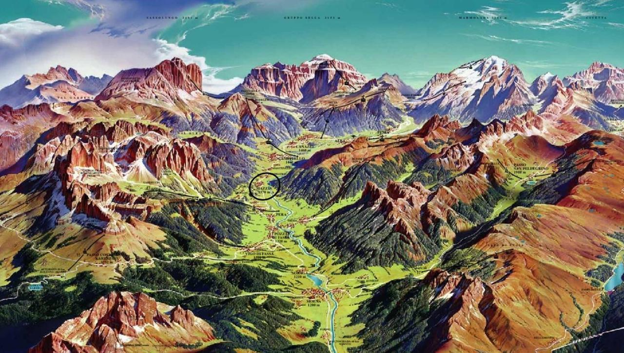Dapolo - Cosy Appartment In Val Di Fassa Campestrin Ngoại thất bức ảnh